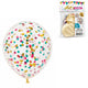 Crystal Confetti Balloon 27.5 Cm 6 Pieces