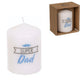 Out Of The Blue Pillar Candle Super Dad 6 X 8 Cm