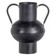 Woood Vase Vere Metal Black 28 Cm