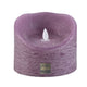 Ptmd Led Battery-operated Pillar Candle Xl Lilac 12.5 X 10 Cm