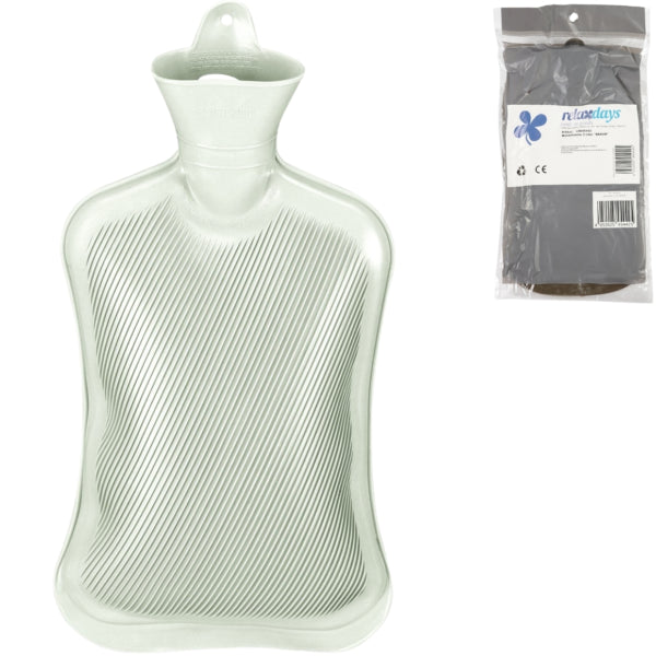 Relaxdays Hot Water Bottle Light Green 2 L