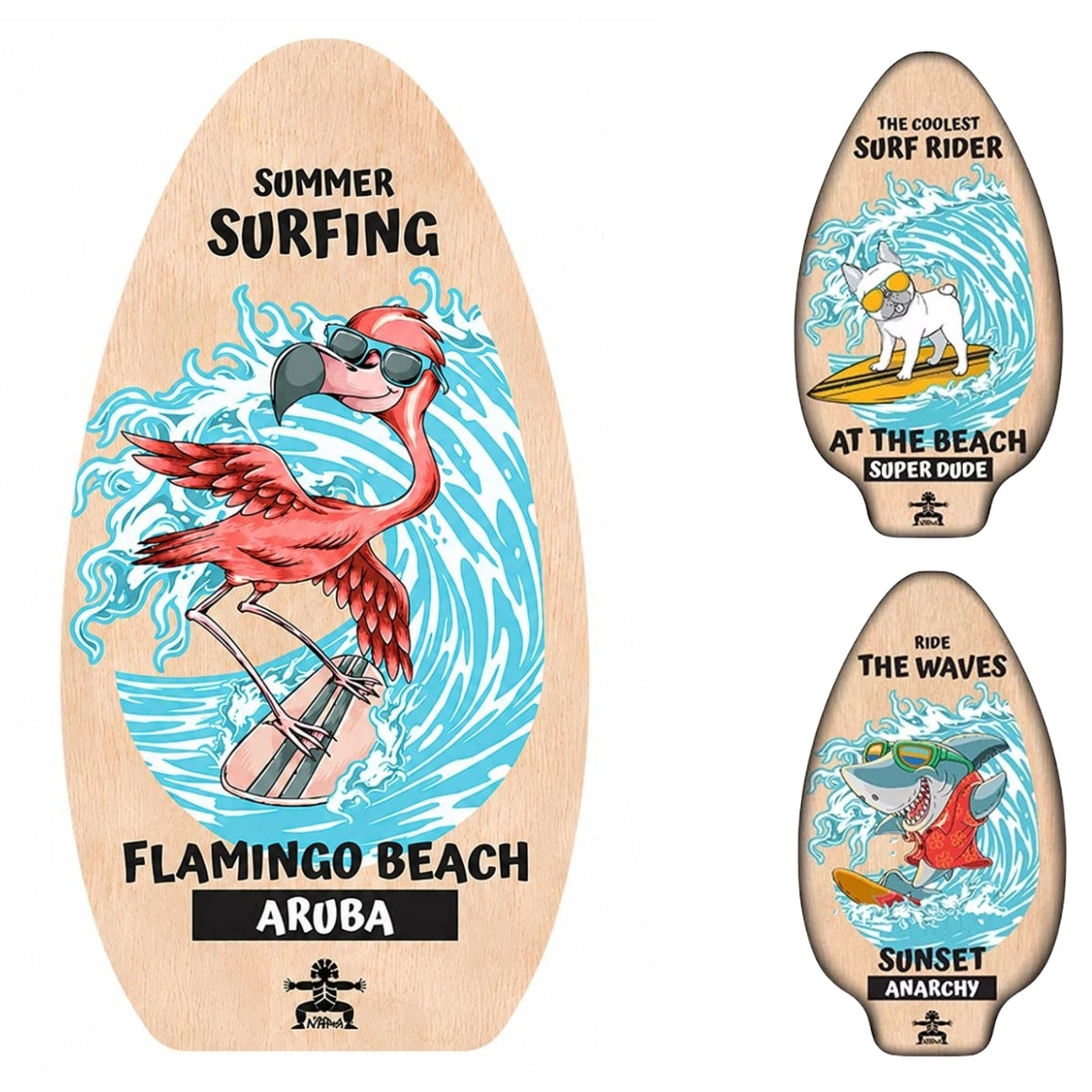 Aroona Wooden Skimboard 89 Cm