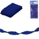 Folat Twist Garland Crepe Paper Blue 6 Meters