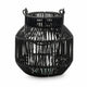 Maren Lantern Metal Black 18.5 Cm