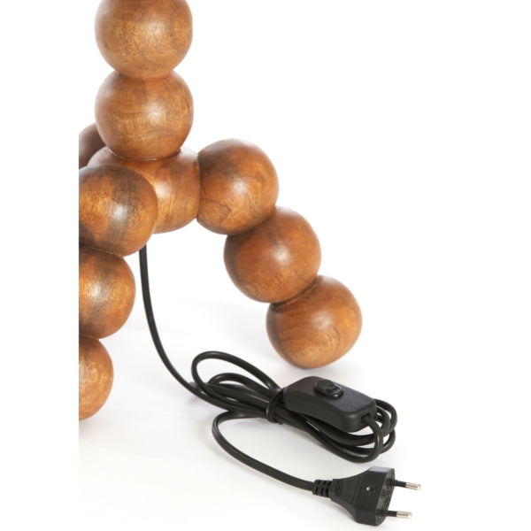 Light & Living Veglio Table Lamp Eu Plug Brown 60 Cm