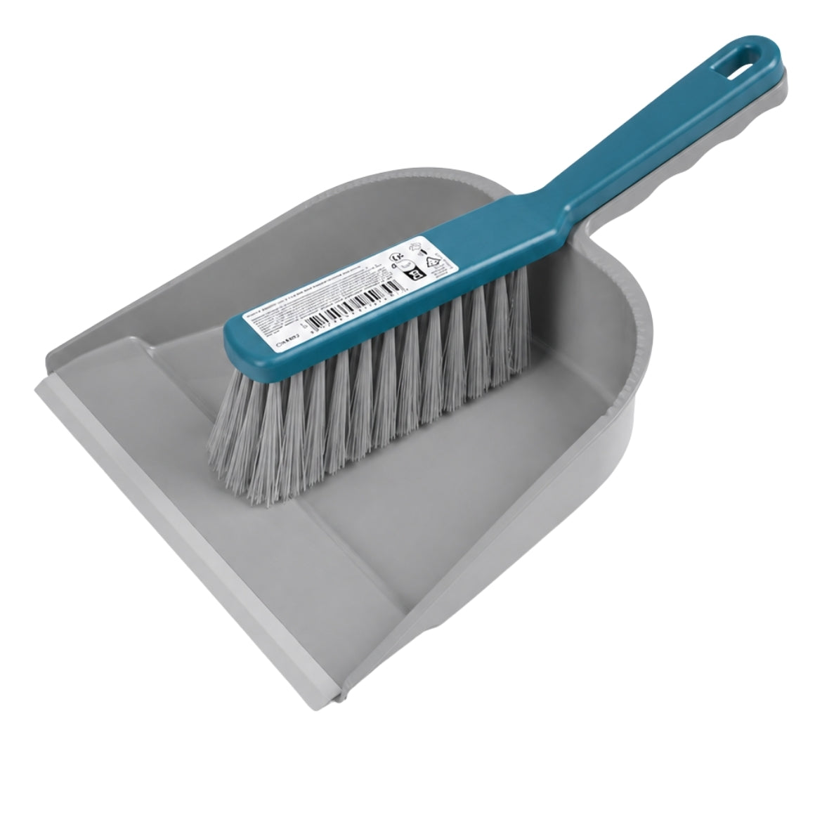 Dustpan And Brush Grey/blue 31 Cm