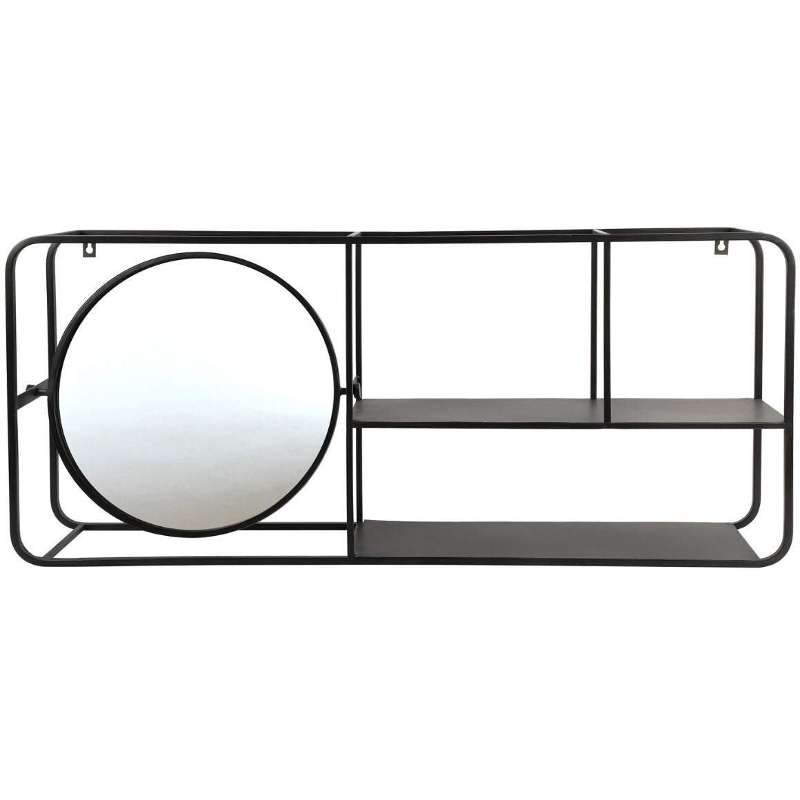 Countryfield Wall Rack Ascona Black 98 Cm