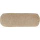 Tiseco Bolster Cushion Cotton Slub Sand 15 X 45 Cm