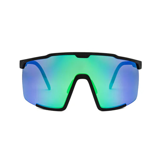 Horsefeathers Proton Bike Sunglasses (matt Black/mirror Green)