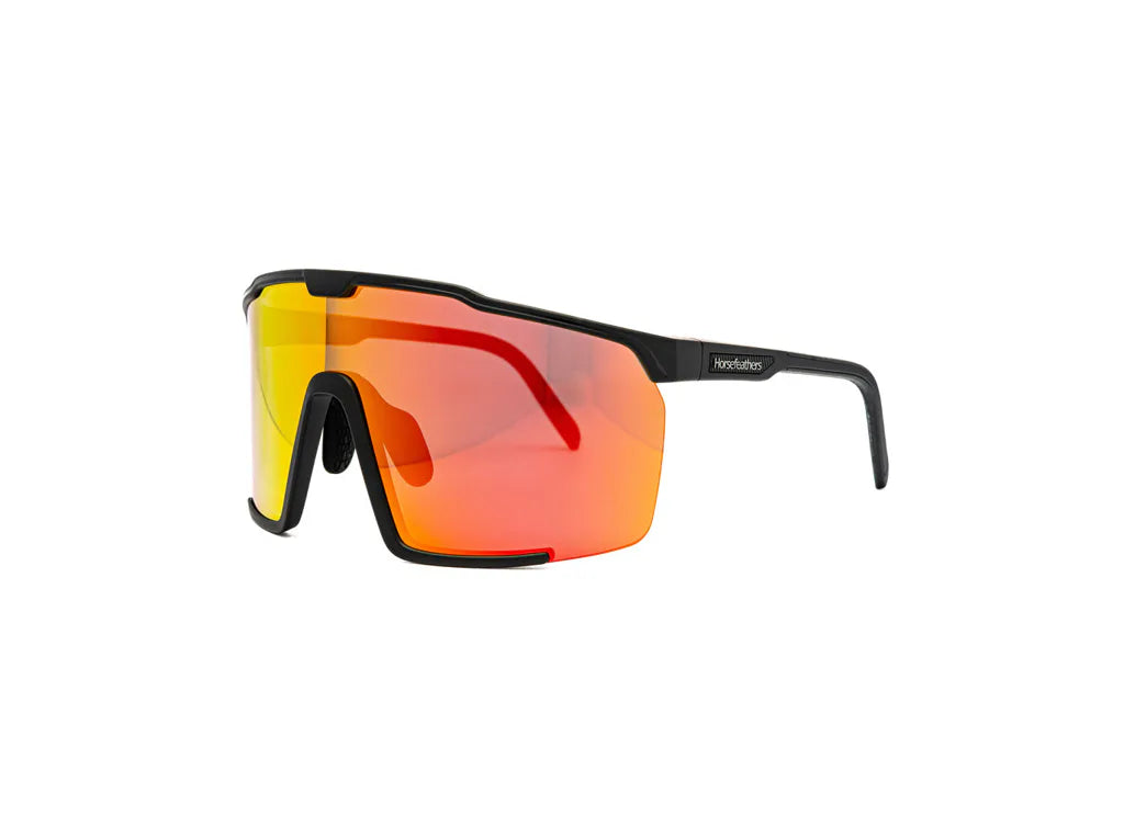 Horsefeathers Proton Bike Sunglasses (matt Black/mirror Red)