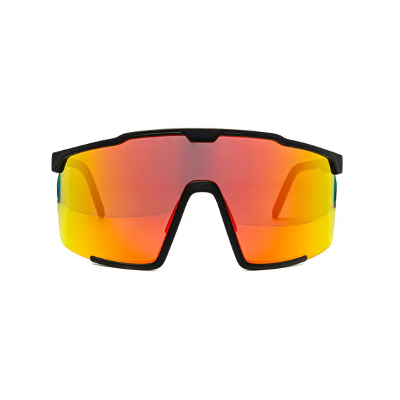 Horsefeathers Proton Bike Sunglasses (matt Black/mirror Red)
