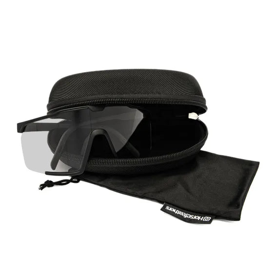 Horsefeathers Proton Photochromic kerékpáros napszemüveg (matt fekete/szürke)