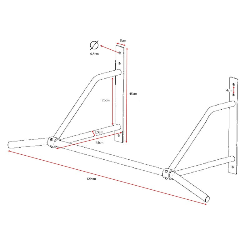 Pull-up Support Softee Finisher Multicolor
