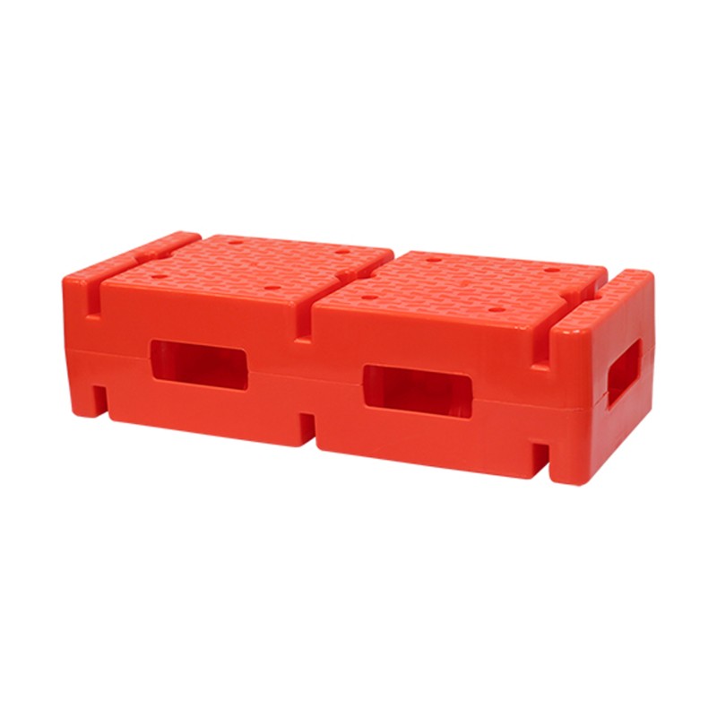 Bloc Pvc Avec Support Pour Poteau Et Anneau Bleu