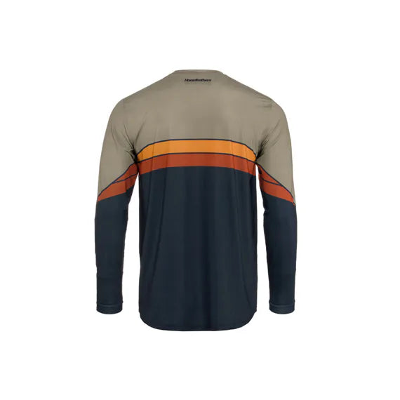 Horsefeathers Quantum Ls Bike Jersey (indigo/taupe)