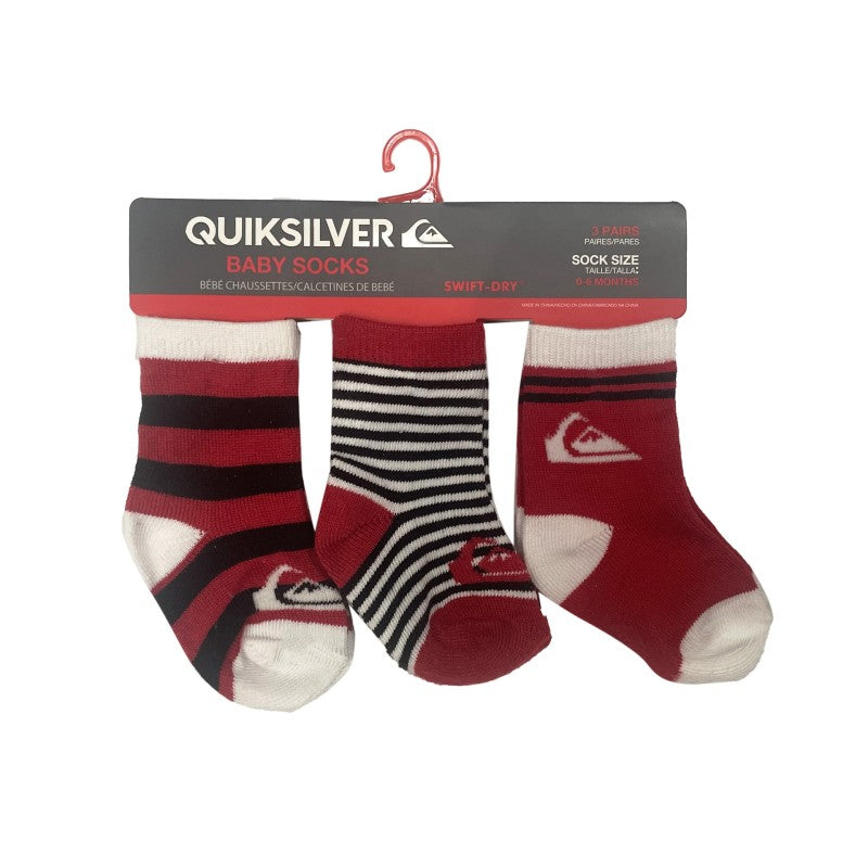 Quiksilver Inside Basic 7b515z Baby Socks 3-pack Multicolor 0-6 Meses
