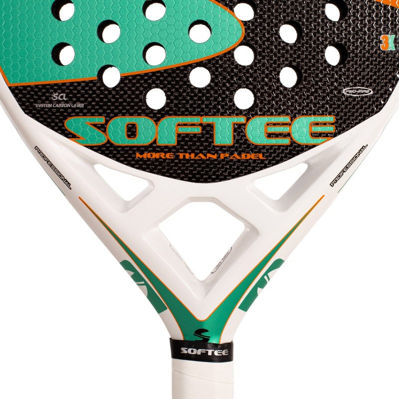 Racket Padel Softee Frys Kol 3k Grön Sft Flerfärgad