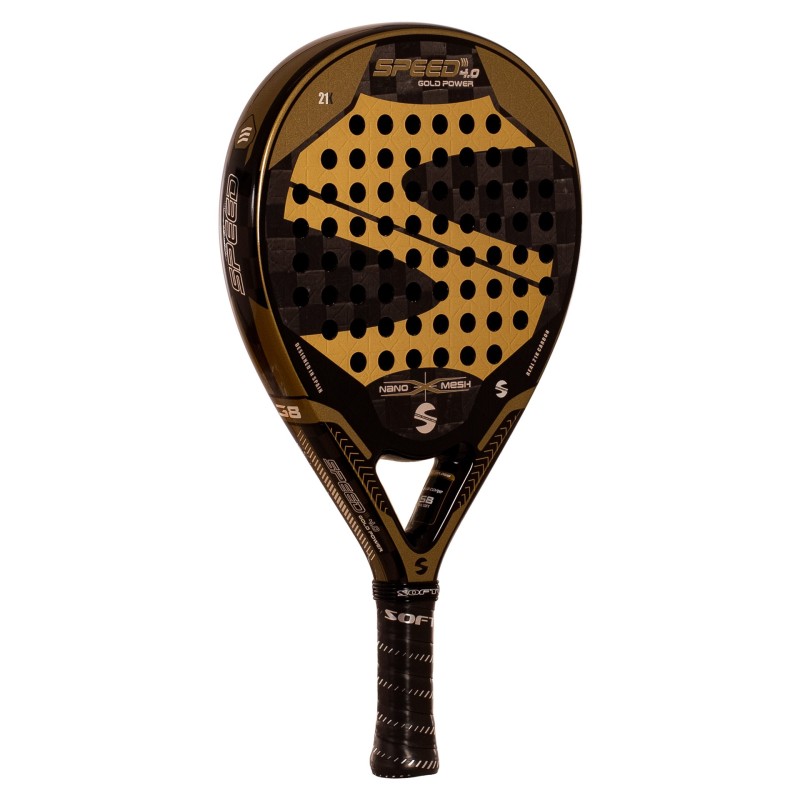 Racchetta Padel Softee Speed Gold Power 4.0 Nano Mesh Multicolor