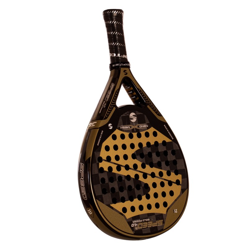 Racchetta Padel Softee Speed Gold Power 4.0 Nano Mesh Multicolor
