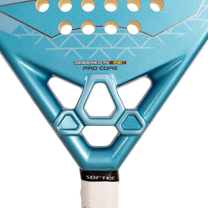 Raquete Padel Softee Trionic Fibra Multicolor