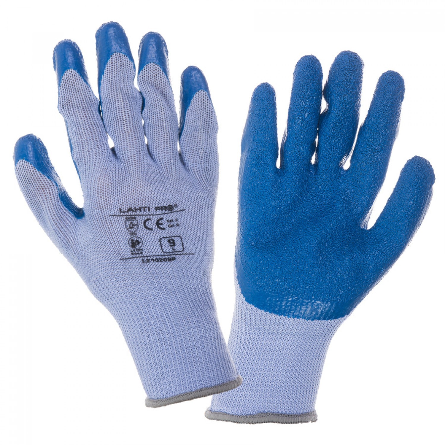 Rukavice latexové modrofialové L210208 P 12 párov 8 Ce Lahti
