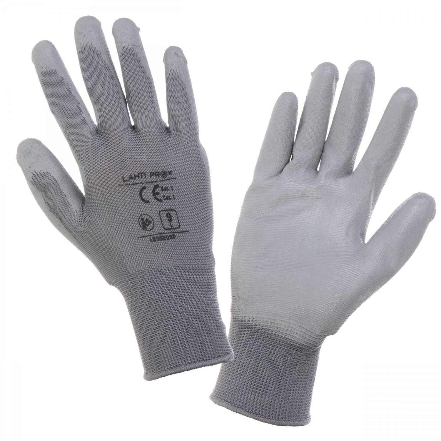 Handschuhe Pu Grau L230209p Karte 9 Ce Lahti