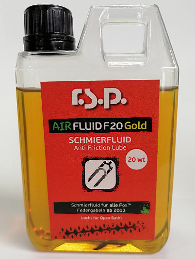 Lubrificante Rsp Air Fluid F20 Ouro 250ml