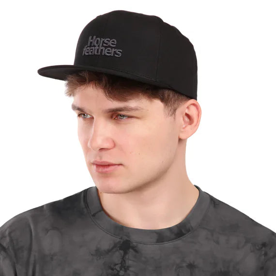 Horsefeathers Sammy Cap (all Black)