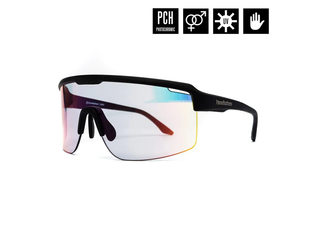 Horsefeathers Scorpio Photochromic Sunglasses (matt Black/mirror Red)