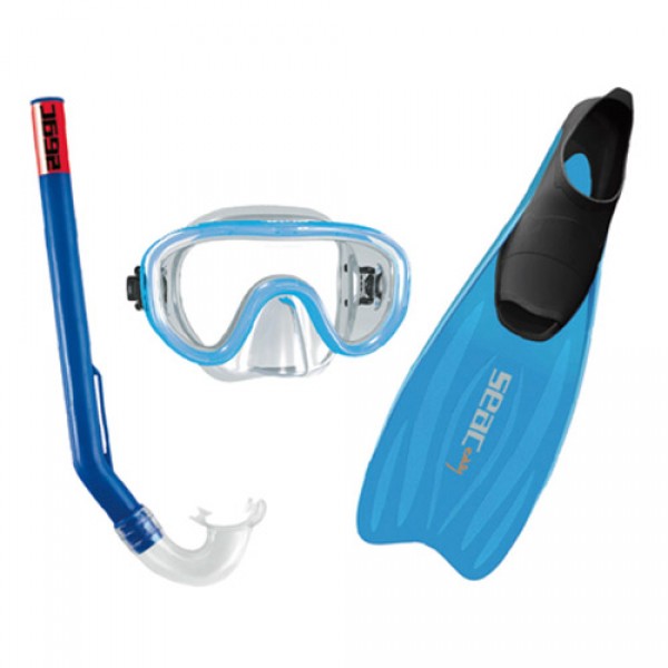 Seac Snorkel Set Easy Blue
