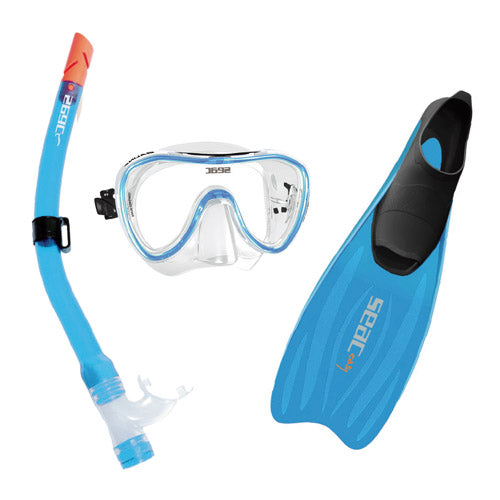 Seac Snorkel Set Easy Blue