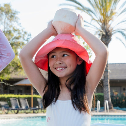 Cappello da spiaggia Swim Essentials - Rosa - Perla marina