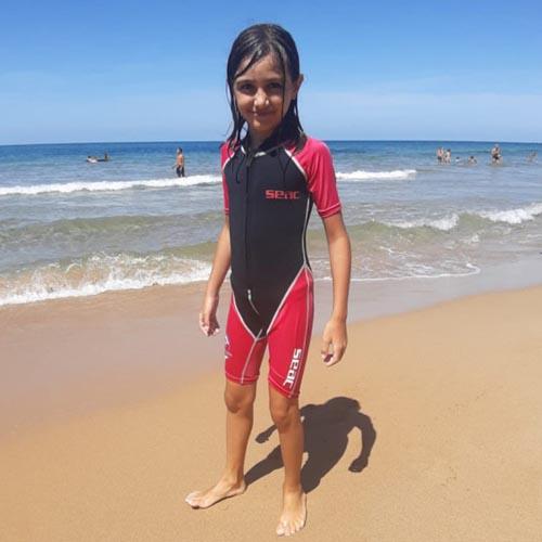 Seac Children's Wetsuit Shorty Dolphin Pink