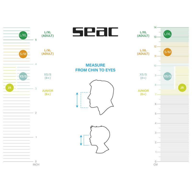 Seac Snorkel Masc Libera Xs-s Sóisearach 8+ Bándearg