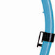 Tubo de snorkel infantil Seac Fiji com válvula de sopro azul **