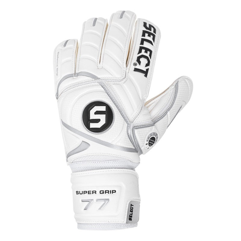 Изберете 77 вратарски ръкавици Super Grip Blanco