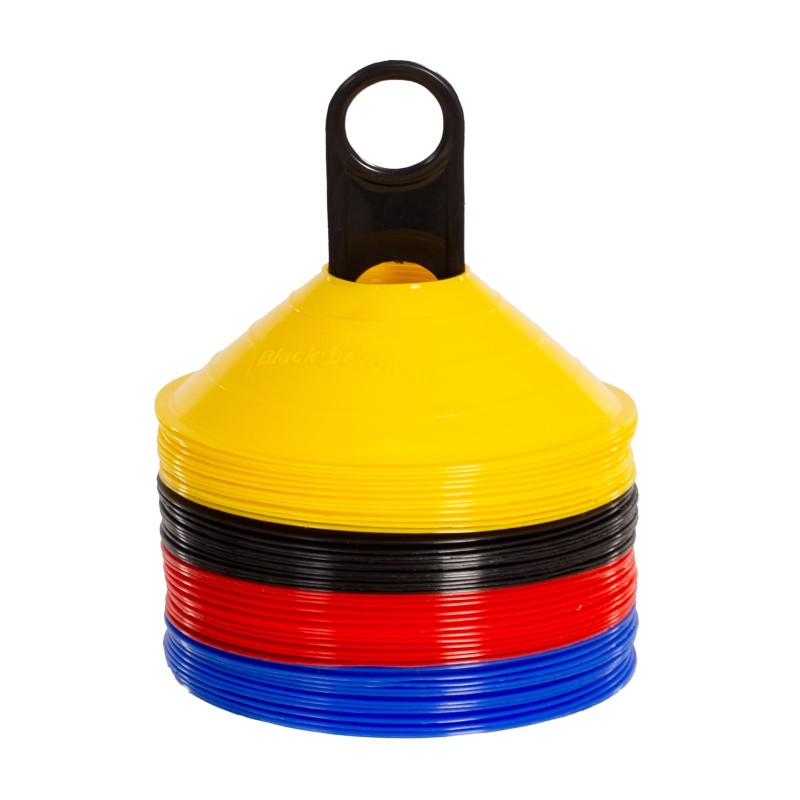 Set van 48 zwarte kroon Chinese kegels