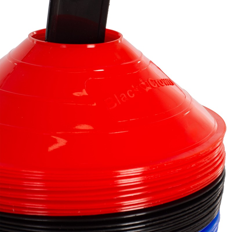 Set van 48 zwarte kroon Chinese kegels