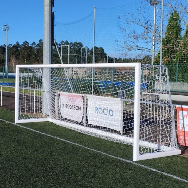 Set Aluminium Football 7 Goals Movables 120x100 Mm