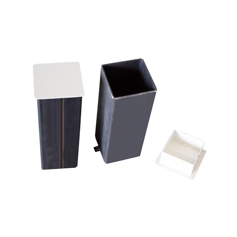 Zestaw aluminiowych kijków do tenisa, stałych, o przekroju kwadratowym 80x80 mm, wielokolorowy