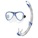 Seac Sub Snorkel Set Capri Silikonblå**