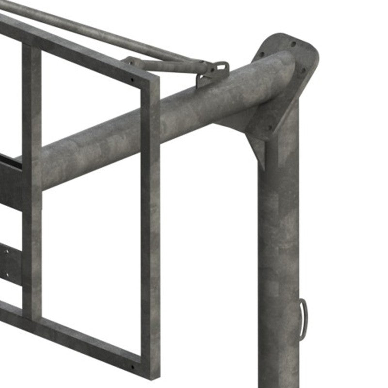 Set Galvanised Antivandal Minibasket Hoop 114 Mm Includes Hoops Nets And Backboards