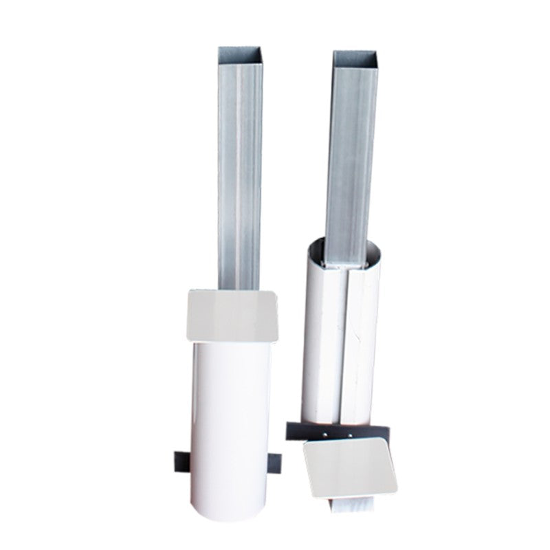Set vaste aluminium palen van Ø 90 mm