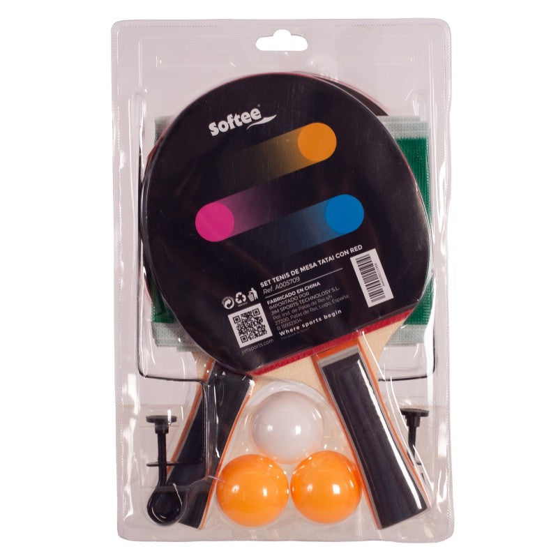 Set Table Tennis Tatai With Net Multicolor