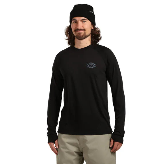 Horsefeathers Shank Ls Tshirt (black)
