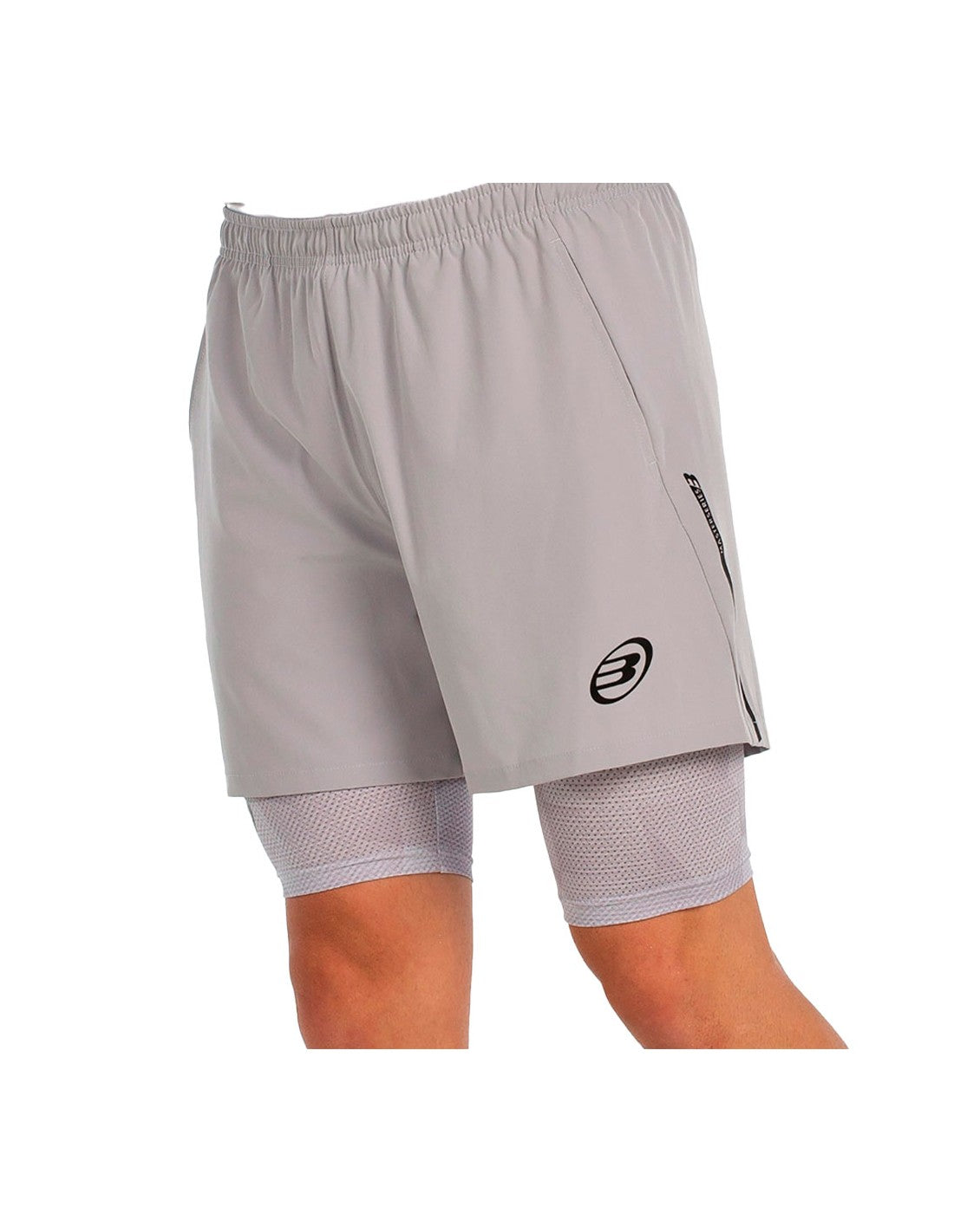 Bullpadel Short Manzan Light Grey