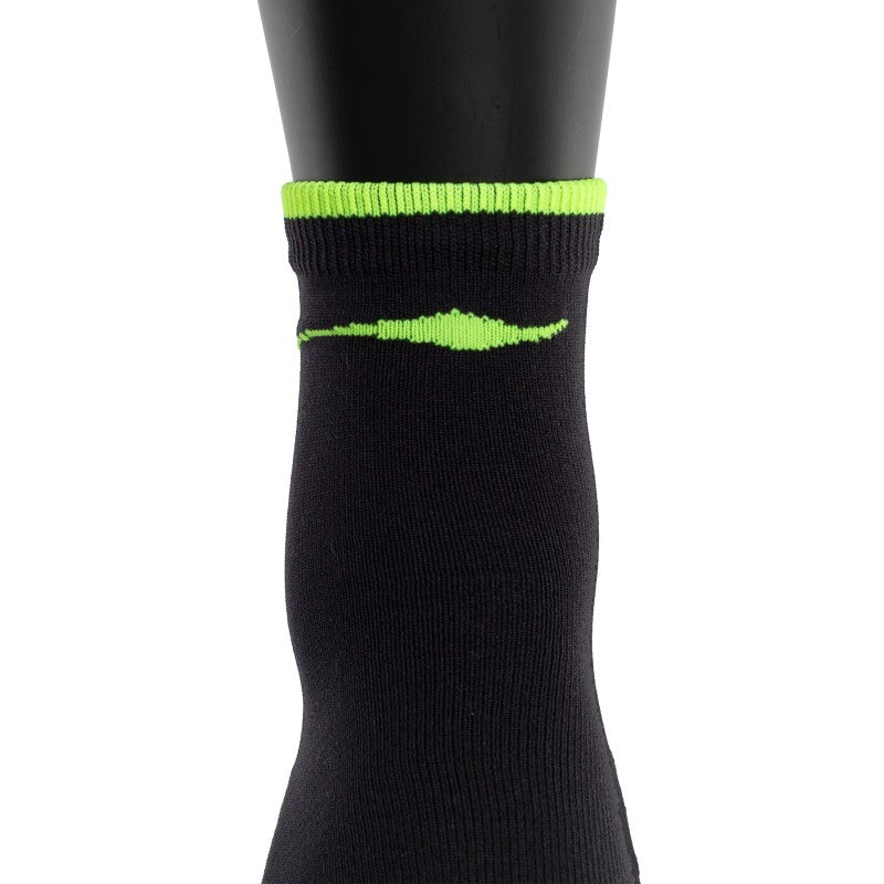 Calzini Crew Softee Nero/Giallo Fluor 35-38