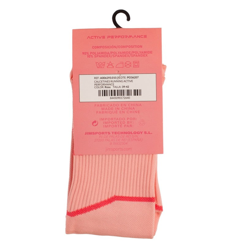 Calcetines Softee Active Performance Running Amarillo Flúor 35-38