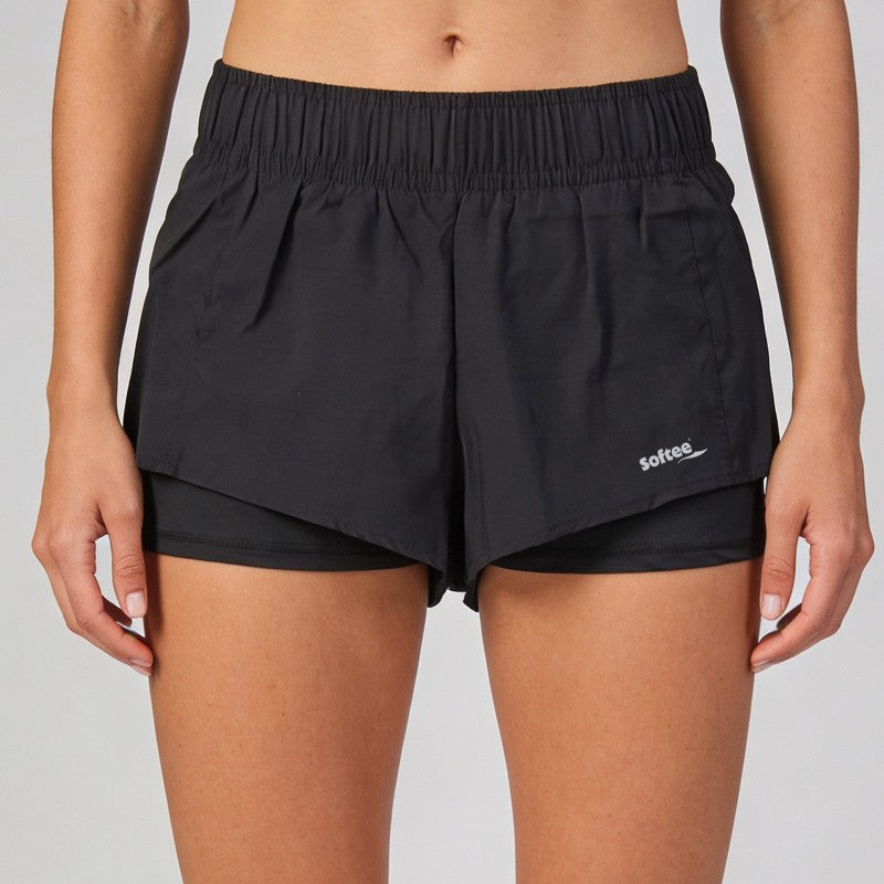 Pantaloni scurti dama Softee Aroa negru