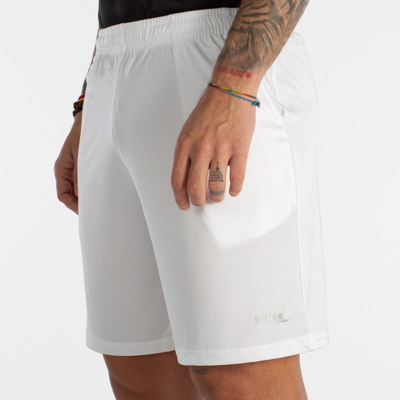 Softee volledige shorts met zakken voor volwassenen zwart